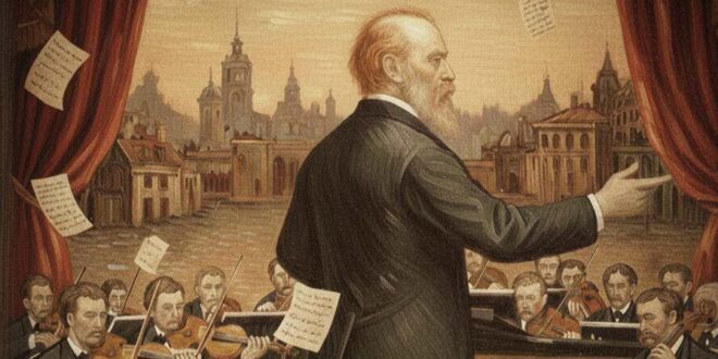 يُنظر إلى فيدور دوستويفسكى على أنه رائد الرواية البوليفونية بحسب تعبير الناقد الروسى ميخيل باختين - الصورة مولدة بالذكاء الاصطناعى